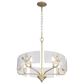 Golden Lighting Bloem 5-Light Pendant in White Gold, , large