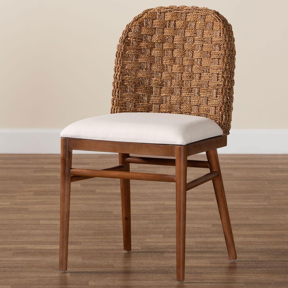 Baxton Studio Denver Side Chair in Walnut Brown, , large