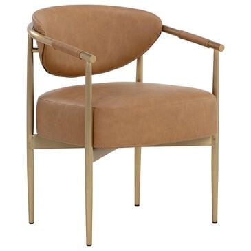 37B Heloise Arm Chair in Gold, , large