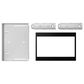 Whirlpool 27" Trim Kit for 2.2 Cu. Ft. Microwave in Black, , large