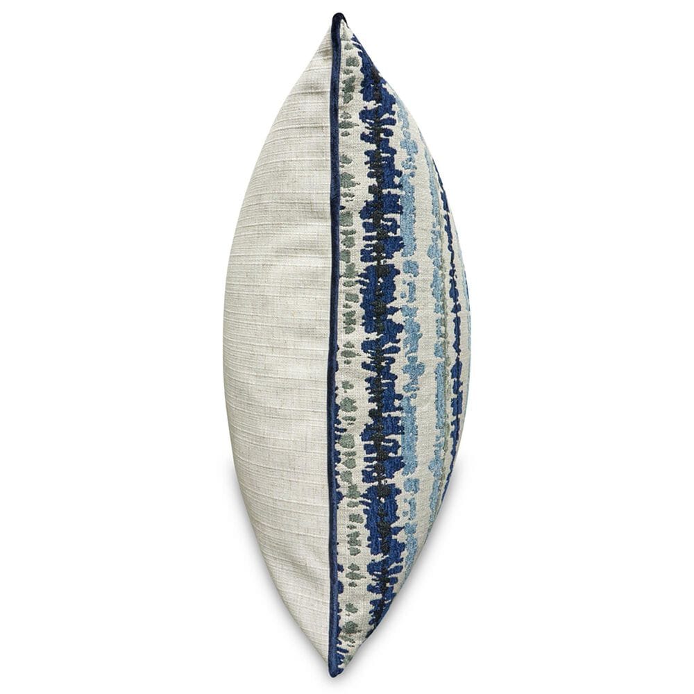 Vista Haus Antigua 21" x 21" Square Throw Pillow in Navy, , large