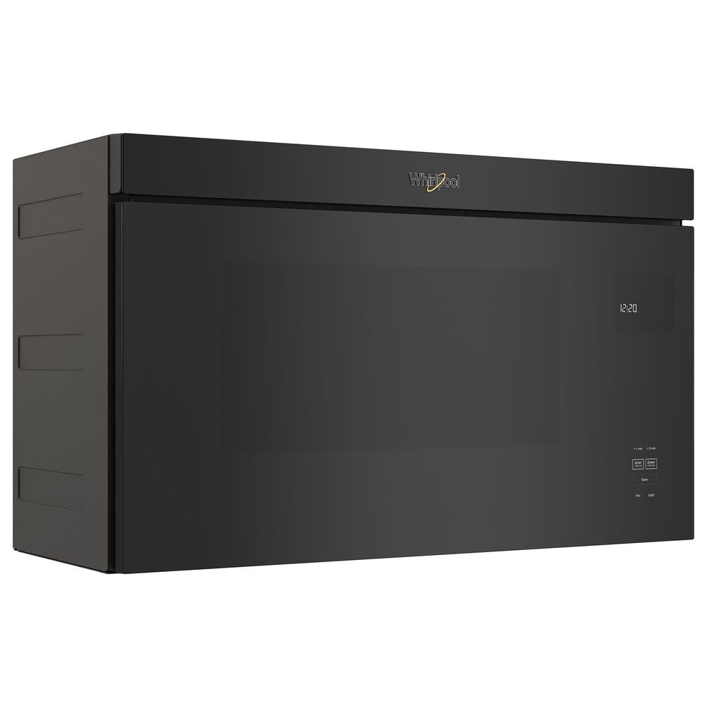 Whirlpool 1.1 Cu. Ft. Flush Mount Microwave in Black, , large
