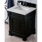 James Martin Vanities Brookfield 26" Single Bathroom Vanity in Antique Black with 3 cm Eternal Jasmine Pearl Quartz Top and Rectangle Sink, , large