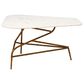 Timeless Designs Bechamel Nesting Table in Gold and White, , large