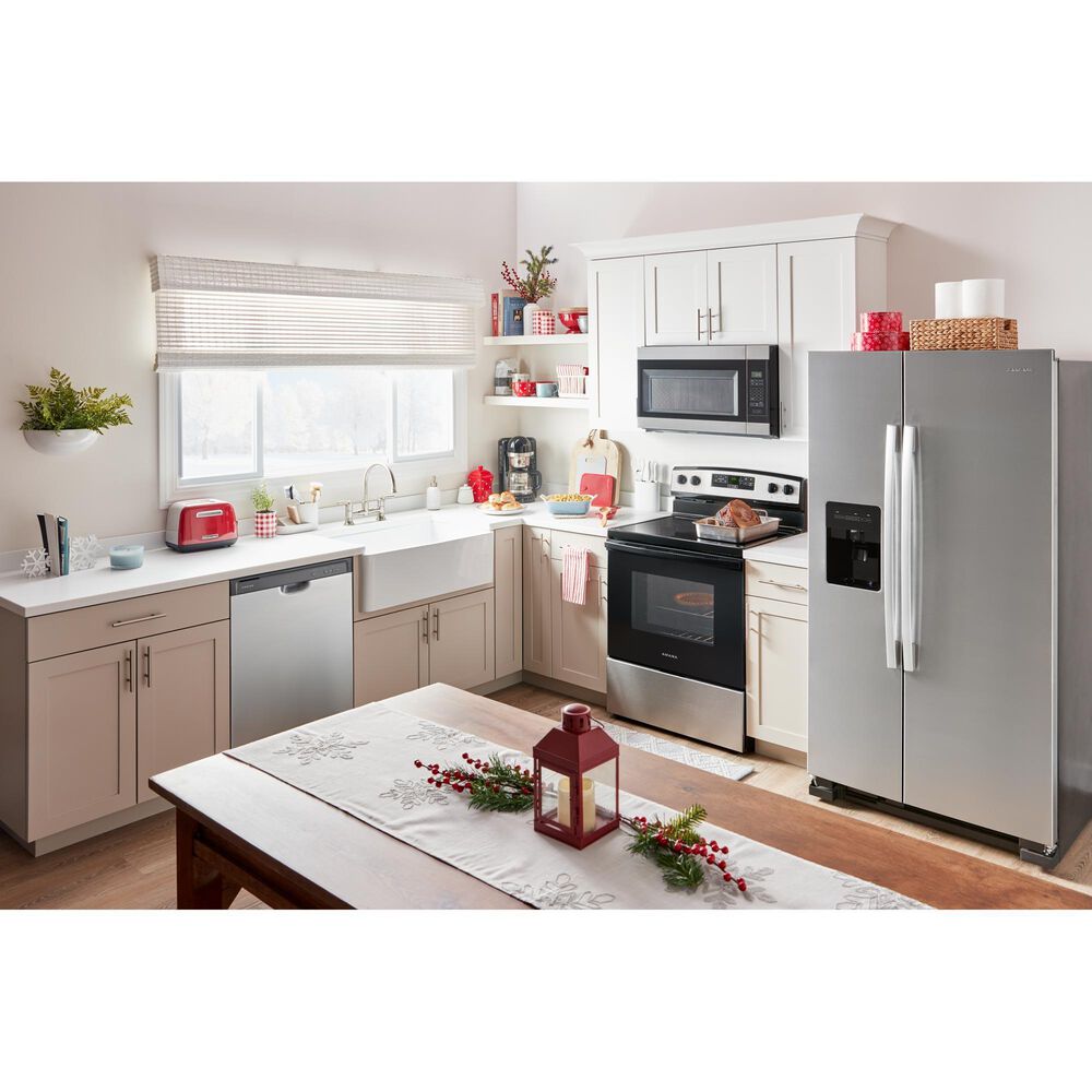 Amana 4.8 Cu. Ft. Electric Range with Electronic Controls in Stainless Steel, , large