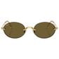 Rayban Glasses A$AP Rocky Sunglasses with Dark Brown Lenses in Polished Arista Gold, , large