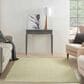 Nourison Courtyard Ivory and Green 5" x 7" Indoor/Outdoor Area Rug, , large