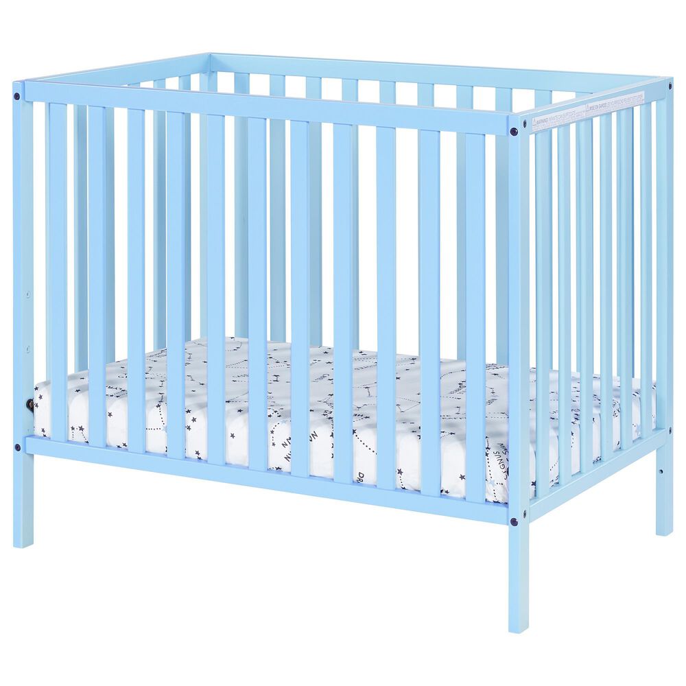 Suite Bebe Palmer Mini Crib in Baby Blue, , large