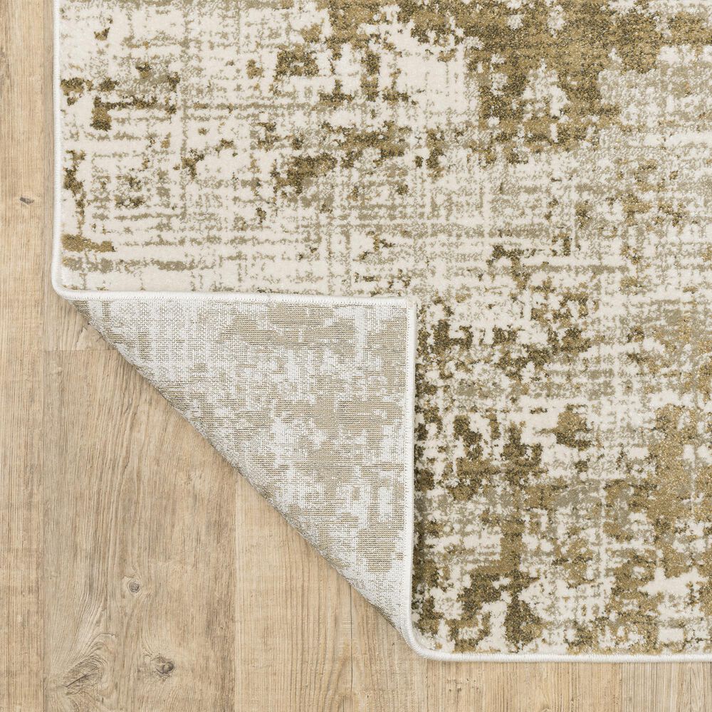 Oriental Weavers Venice Trento 6&#39;7&quot; x 9&#39;2&quot; Beige and Gold Area Rug, , large