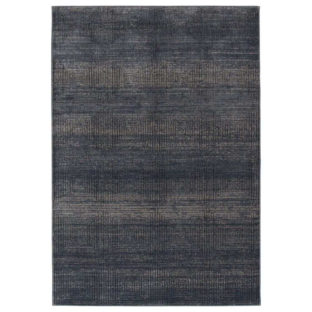Central Oriental Clearwater Barris 7"10" x 9"10" Gunmetal and Shade Area Rug, , large