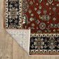 Oriental Weavers Vivian VI05X 9"10" x 12"10" Red Area Rug, , large