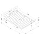 Hearth and Haven Full Platform Bed with Headboard and Footboard in Grey, , large