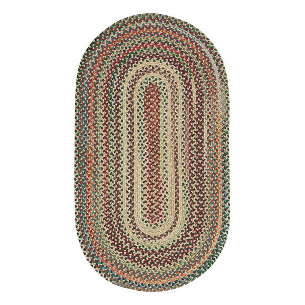 Capel Bear Creek 0980-40 2" x 3" Wheat Oval Area Rug, , large