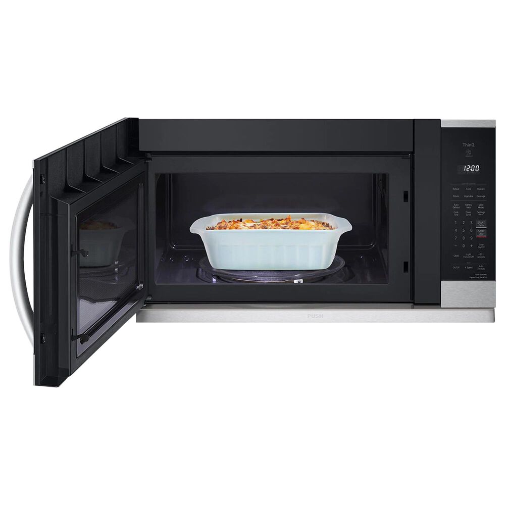 LG 2.1 Cu. Ft. Over-the-Range Microwave Oven with ExtendaVent 2.0 in Stainless Steel, , large