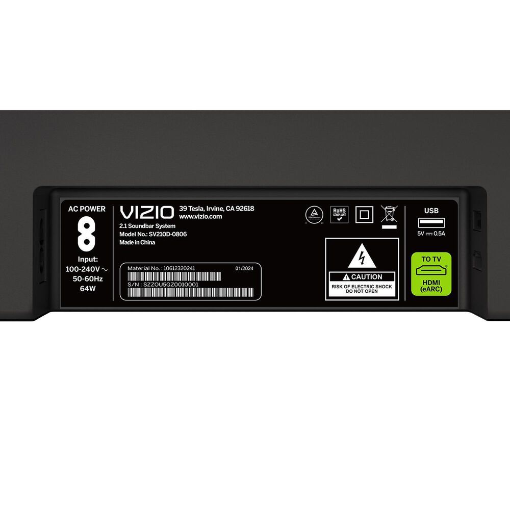VIZIO 55" Class 4K LED - Smart TV with All-in-One Soundbar in Black, , large