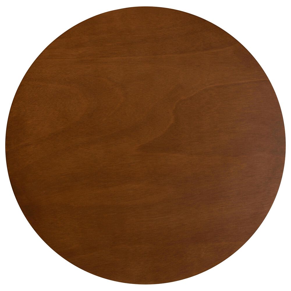 Baxton Studio Lida 5-Piece Dining Set in Grey/Walnut Brown, , large
