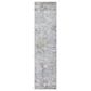 Surya Dresden Gray, White, Medium Gray, Light Slate, Mustard and Rust 2"7" x 7"3" Runner, , large