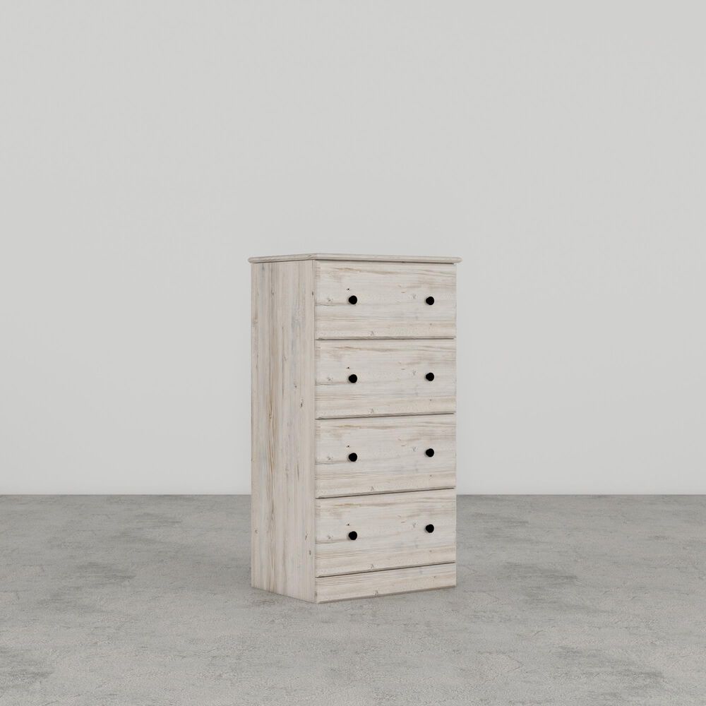 Lemoore Essentials 23" 4-Drawer Chest in Frosted Pine, , large