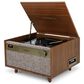 Victrola Century 6-in-1 Music Center Record Player with 3-Speed Turntable in Walnut, , large