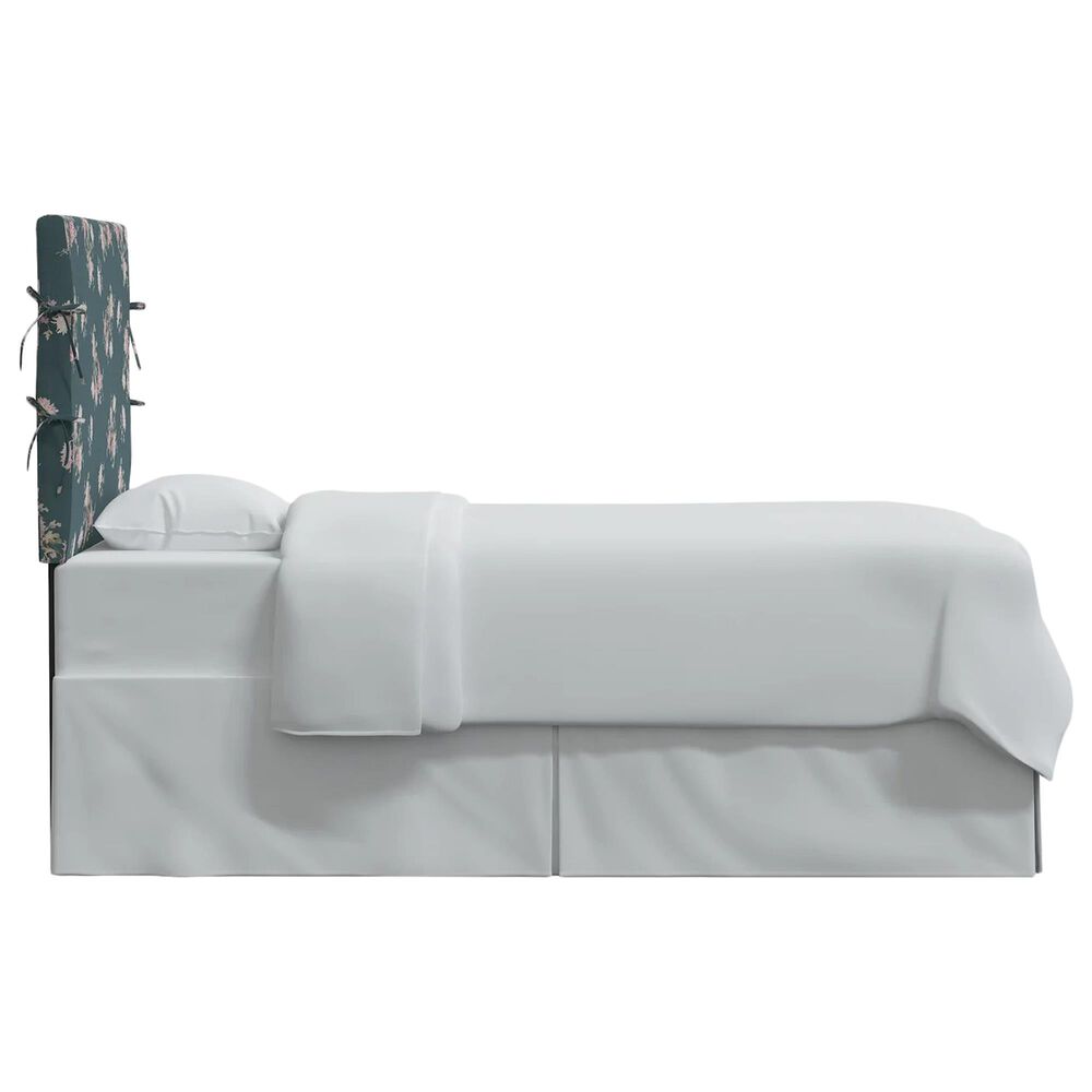 Rachel Ashwell Luella King Slipcover Headboard in Dancing Dahlia Emerald, , large