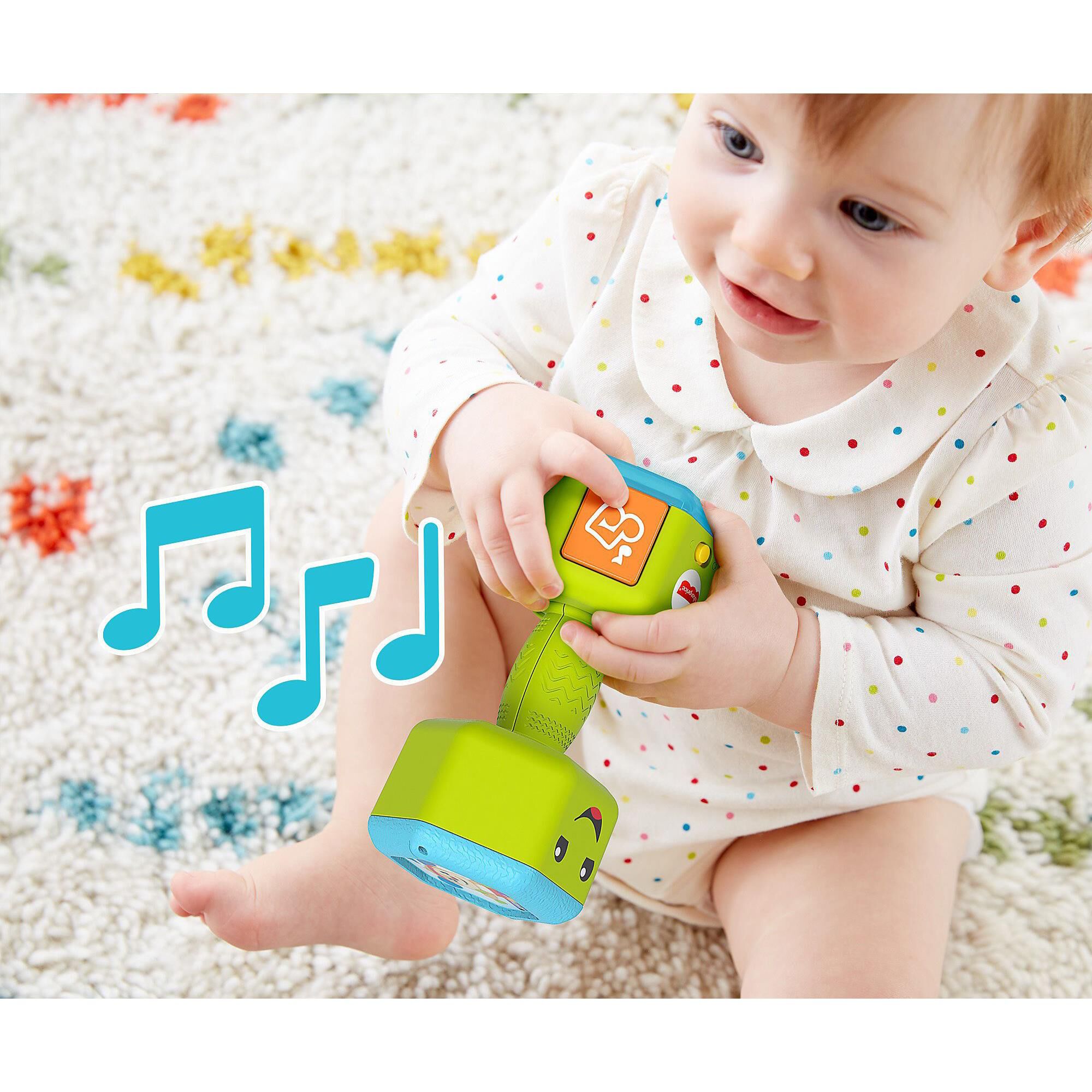 Fisher Price Laugh and Learn Countin Reps Dumbbell Toy Nebraska