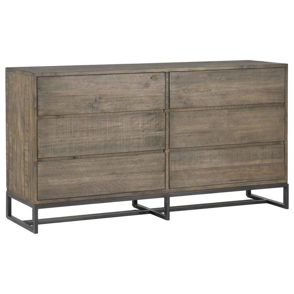 Moe's Home Collection Elena 6 Drawer Dresser in Brown, , large