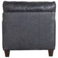 Hickorycraft Leather Chair in Dark Gray, , large