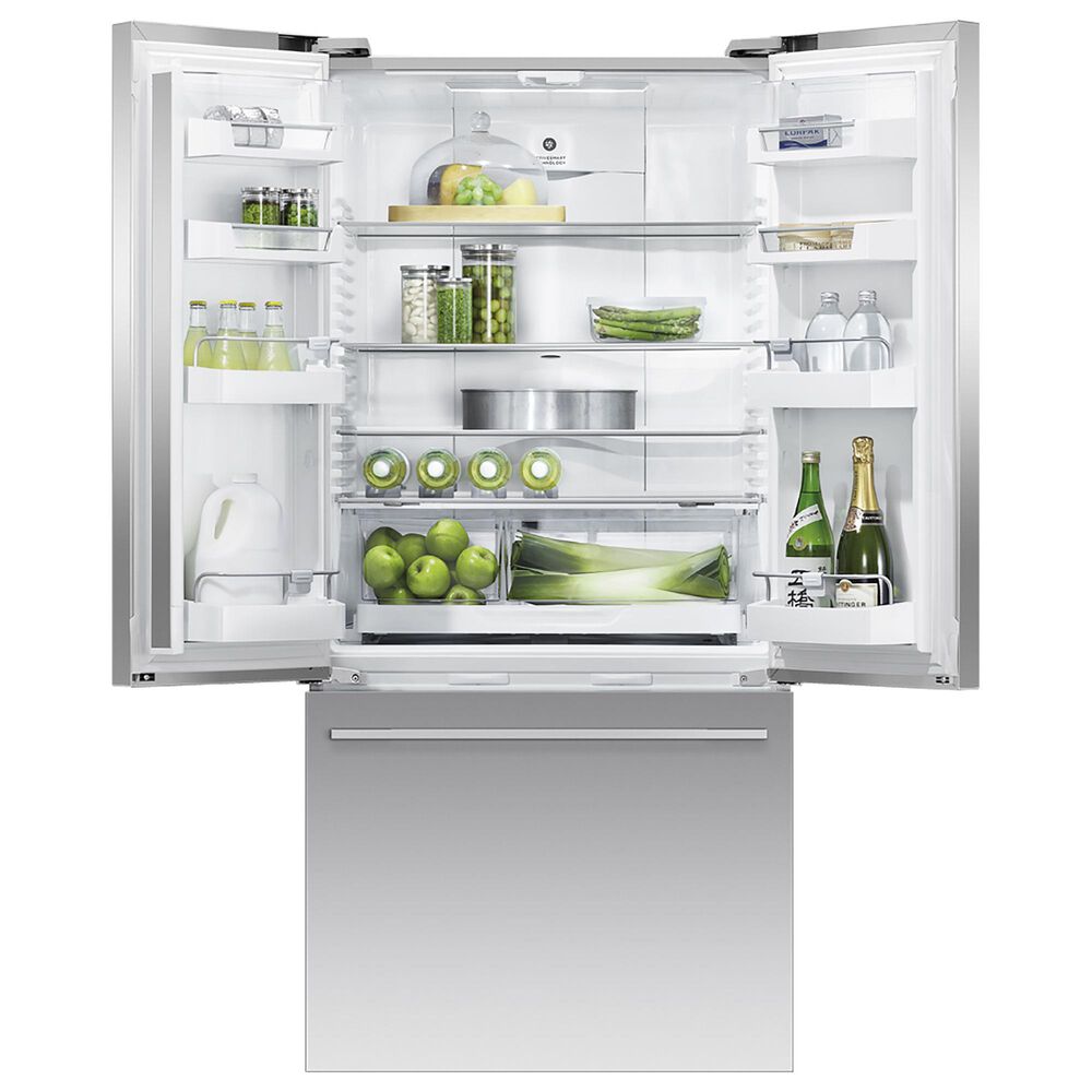 Fisher &amp; Paykel Series 7 17.1 Cu. Ft. Freestanding French-Door Refrigerator with Ice in Stainless Steel, , large