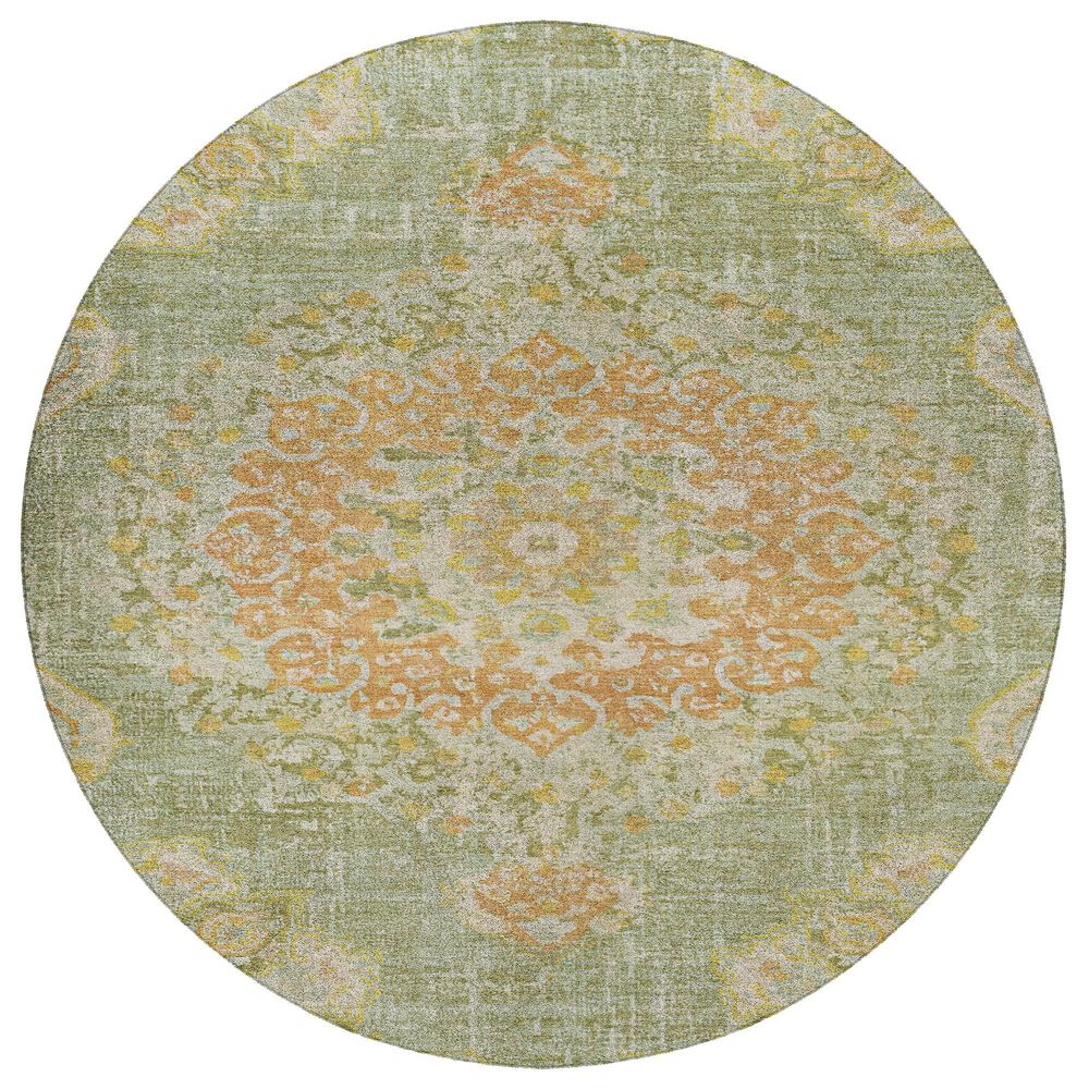 Dalyn Rug Company Tabrook TB11 Aloe 8" Round Area Rug, , large