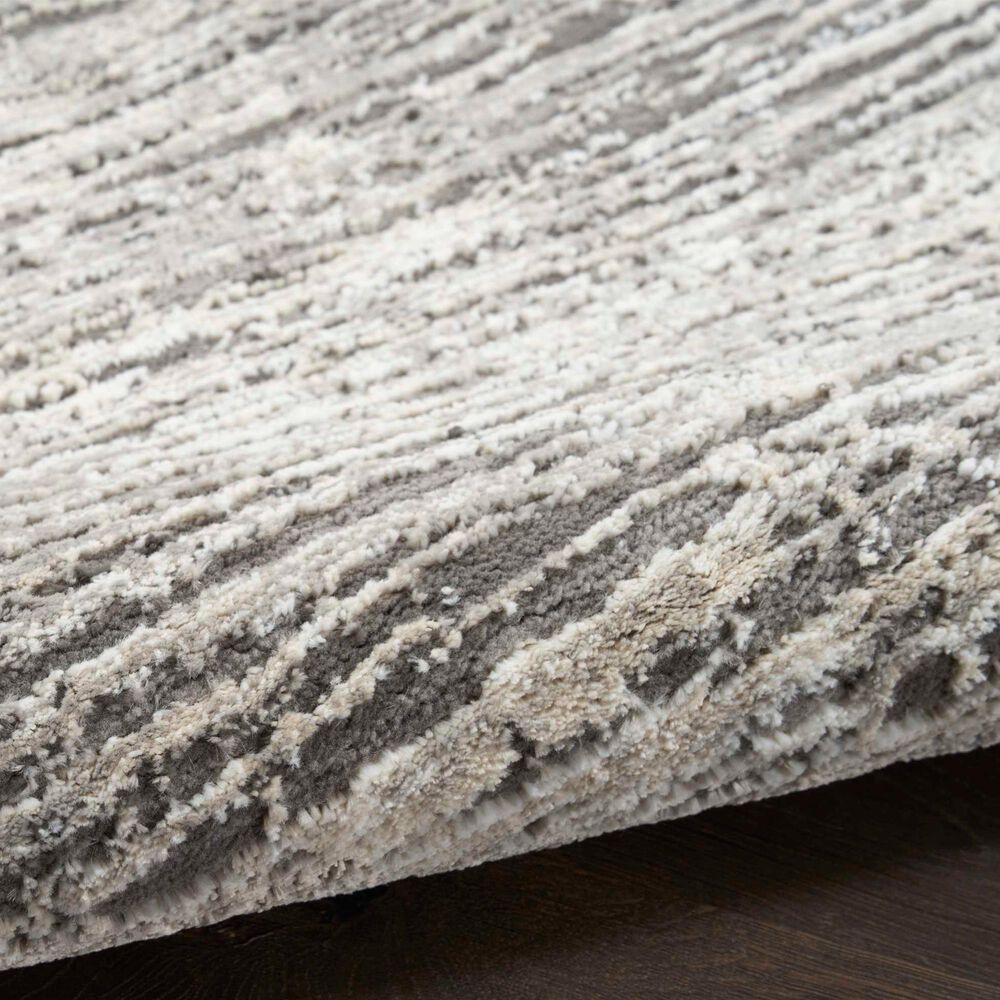 Nourison Sustainable Trends 2&#39;2&quot; x 7&#39;6&quot; Ivory and Grey Runner, , large