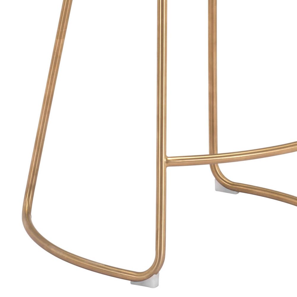 Zuo Modern Bree Counter Stool in Burgundy and Gold &#40;Set of 2&#41;, , large