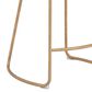 Zuo Modern Bree Counter Stool in Burgundy and Gold (Set of 2), , large