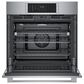 Bosch Benchmark 2-Piece Kitchen Package with 30" Single Electric Wall Oven and 36" Gas Cooktop in Stainless Steel and Black, , large