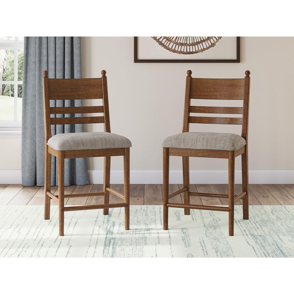 Ashley Greddinton Counter Stool in Brown, , large