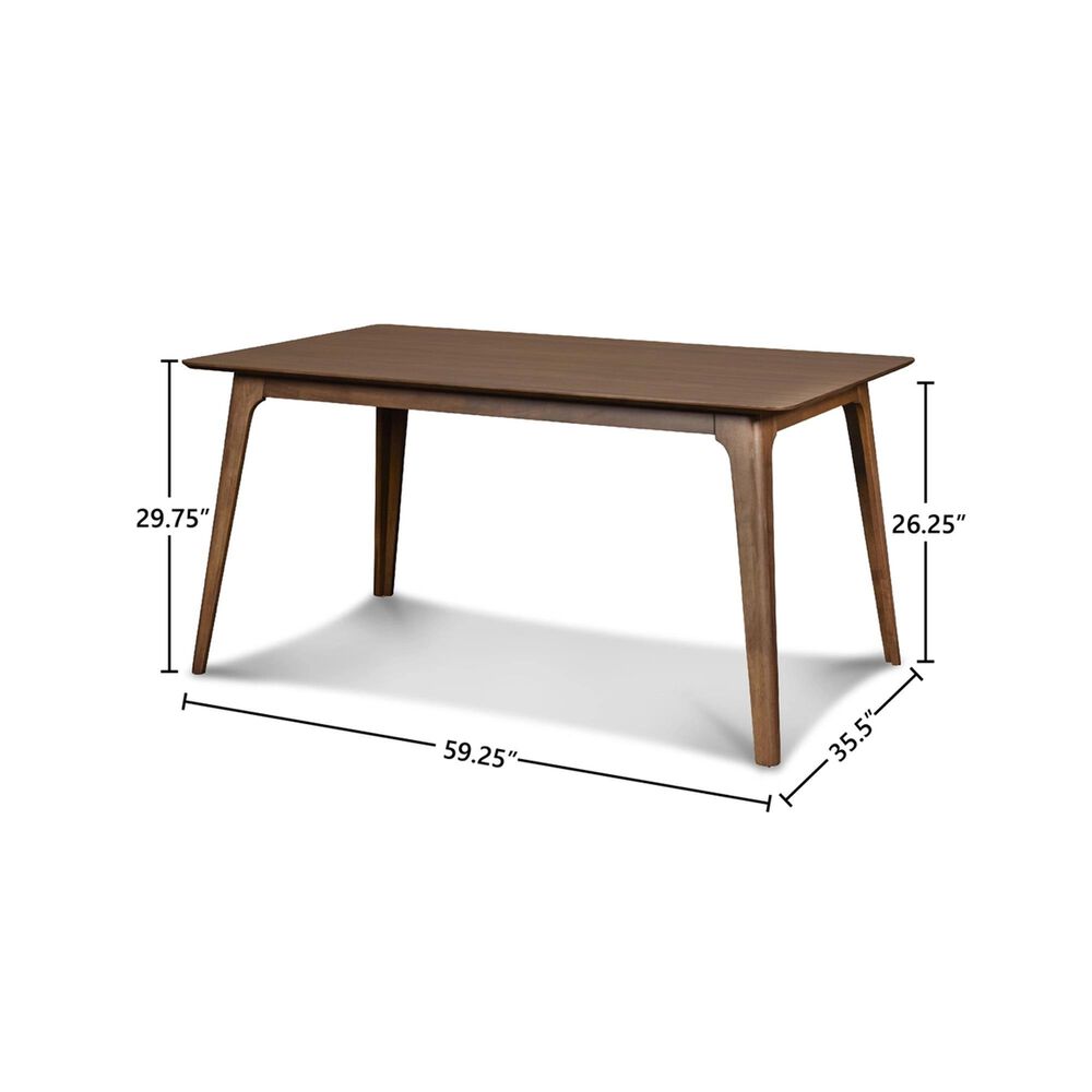 New Heritage Oscar Dining Table in Natural Walnut - Table Only, , large