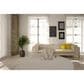 Nourison Courtyard Ivory and Silver 8" Round Indoor/Outdoor Area Rug, , large