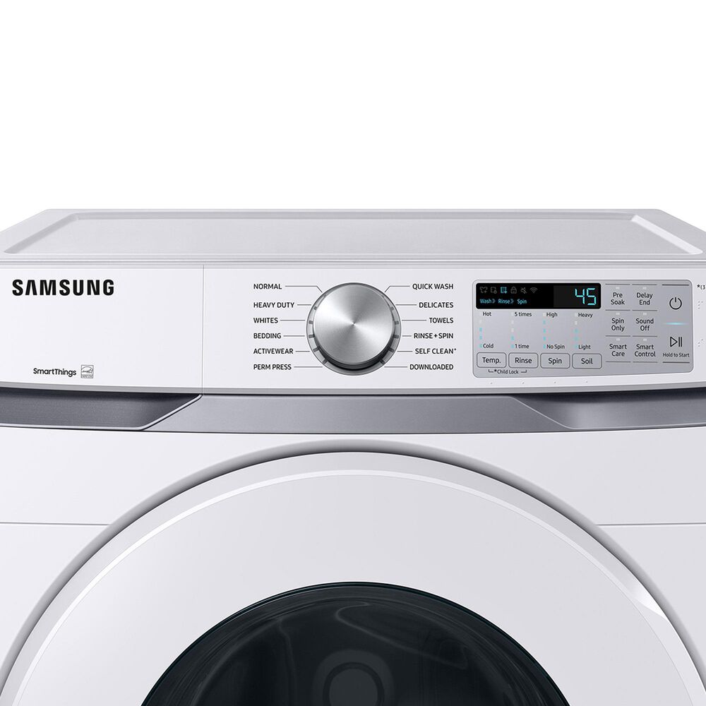 Samsung 5.1 Cu. Ft. Front Load Washer with Vibration Reduction Technology in White, , large