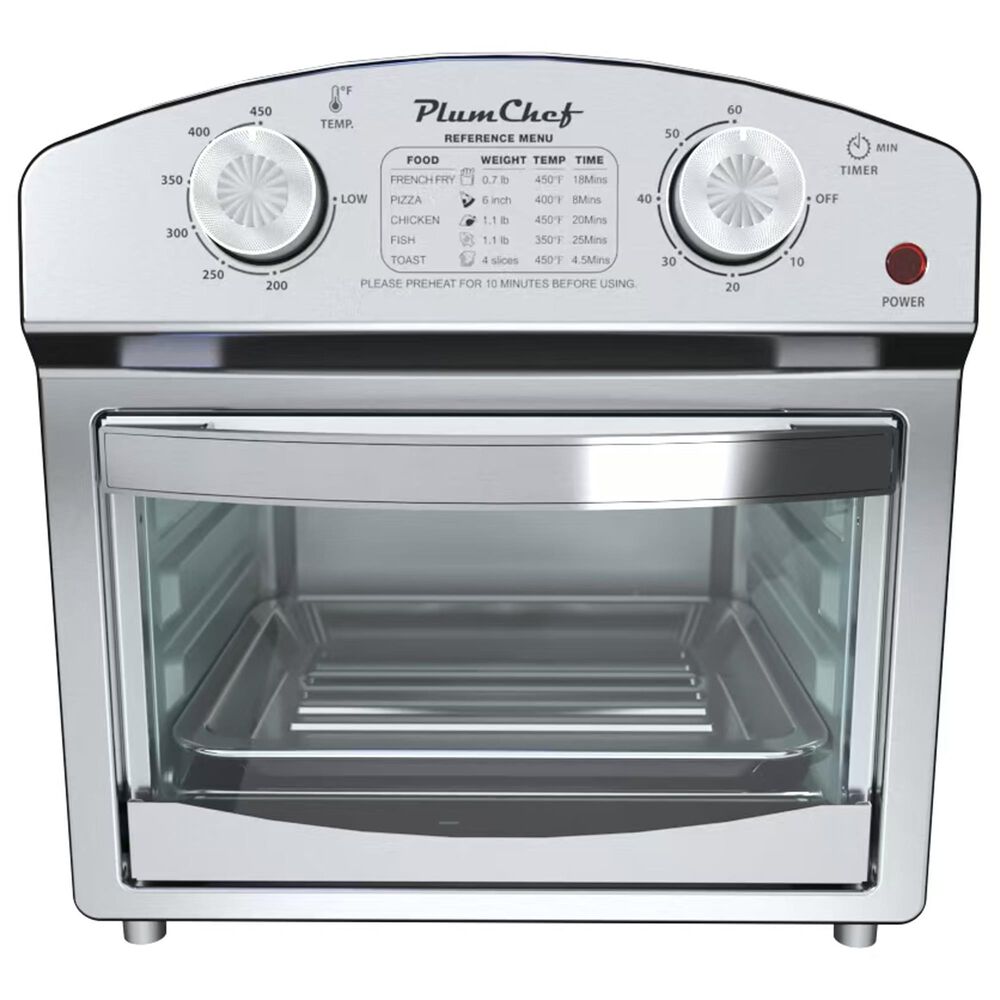 HOMLUX 12.5 Qt 7-In-1 Convection Toaster Oven in Silver, , large