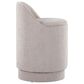 Lumisource Marla Upholstered Vanity Stool in Grey, , large