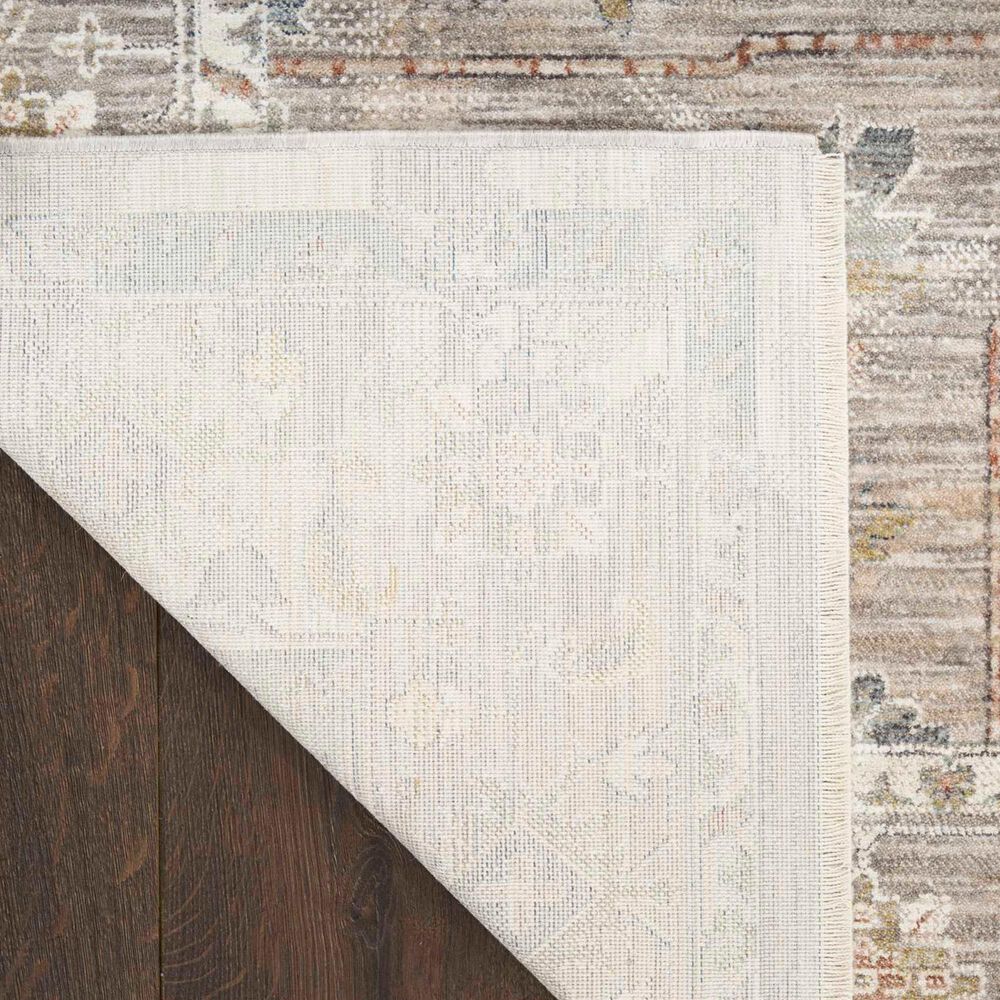 Nourison Antique Fusion ANF02 Ivory and Multicolor 5'3" x 7'10" Area Rug, , large