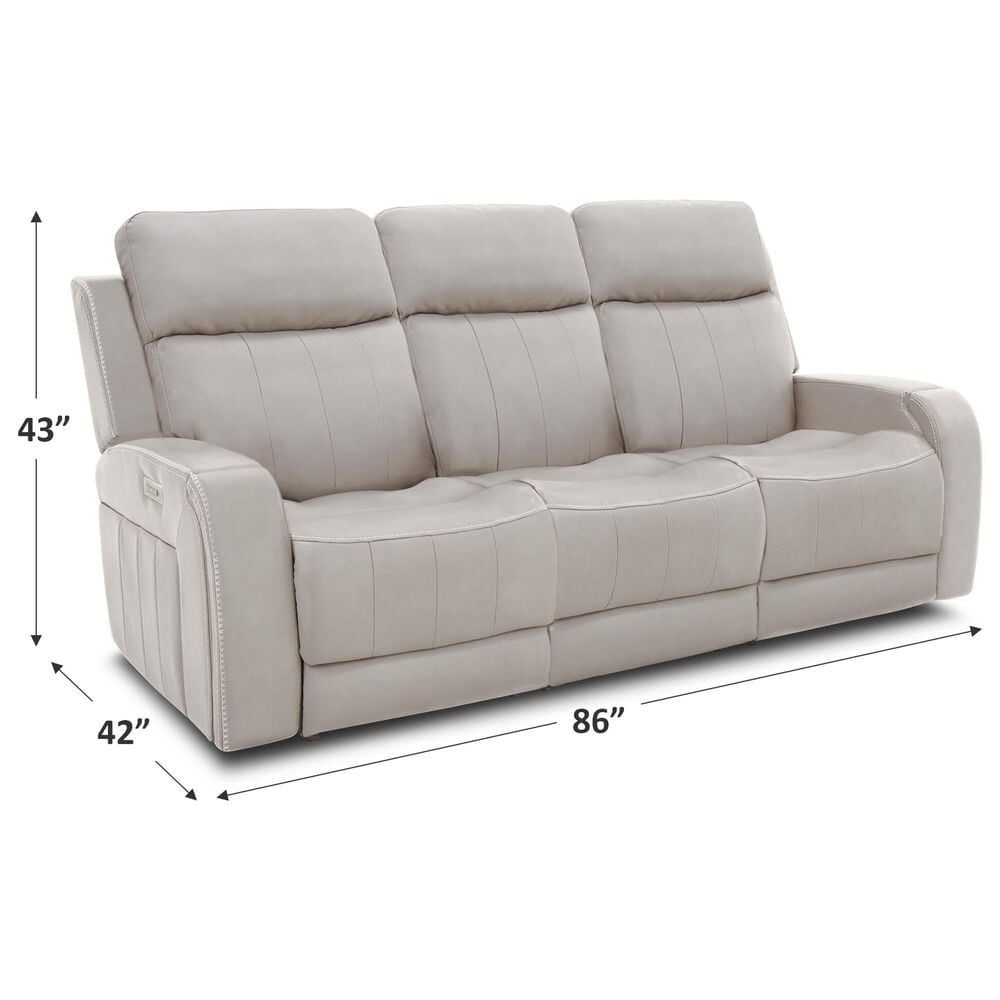MotoMotion Power Reclining Audio Sofa in Capriccio Dove, , large