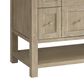 James Martin Vanities Breckenridge 72" Double Vanity in Whitewashed Oak with 3 cm Eternal Jasmine Pearl Quartz Top, , large