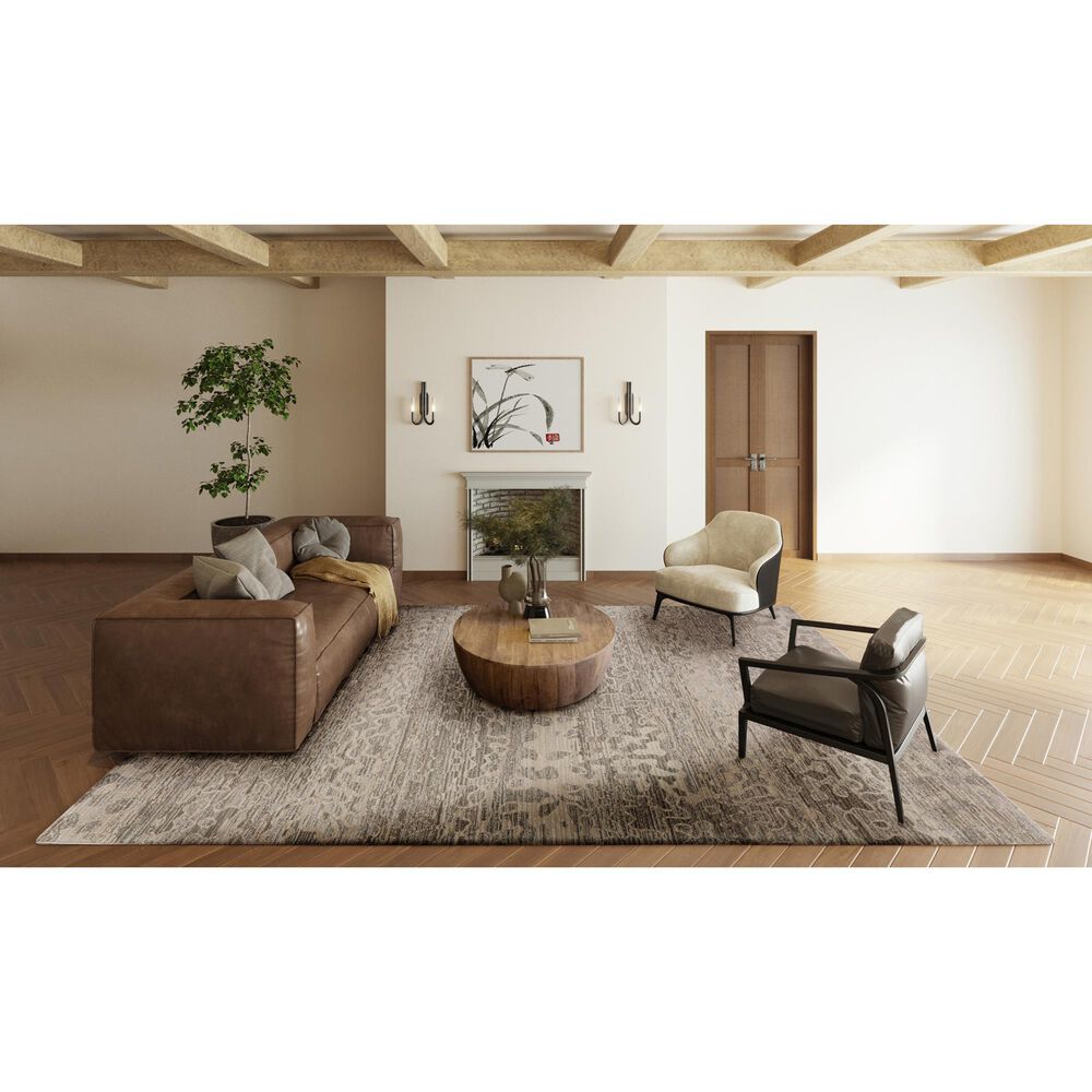 Dalyn Rug Company Denizi 9&#39; x 13&#39;2&quot; Silver Area Rug, , large