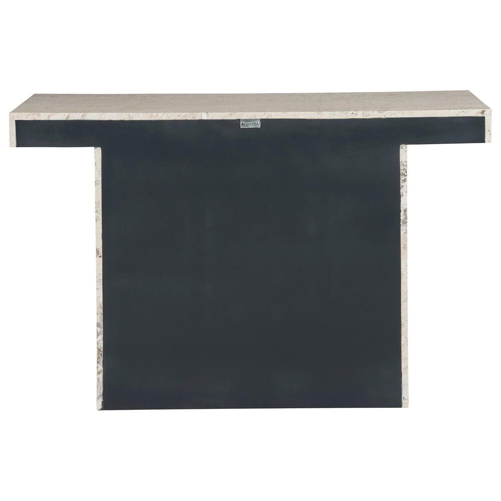 Furniture Worldwide Daxton Console Table in White Travertine, , large