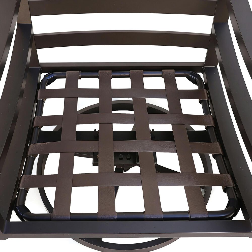 GatherCraft Hudson 5-Piece Round Firepit Chat Set in Mystic Sahara, , large