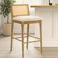Armen Living Tobias Bar Height Stool in Black, , large