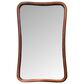 Howard Elliott Waveform Rectangular Mirror in Brown, , large