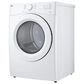 LG 7.4 Cu. Ft. Ultra Large Capacity Smart Front Load Electric Dryer in White, , large
