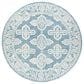 Surya Granada GND-2300 6" Round Pale Blue, Beige and Sky Blue Area Rug, , large