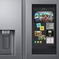 Samsung 26.7 Cu. Ft. Large Capacity Side by Side Refrigerator with Touch Screen Family Hub in Stainless Steel, , large